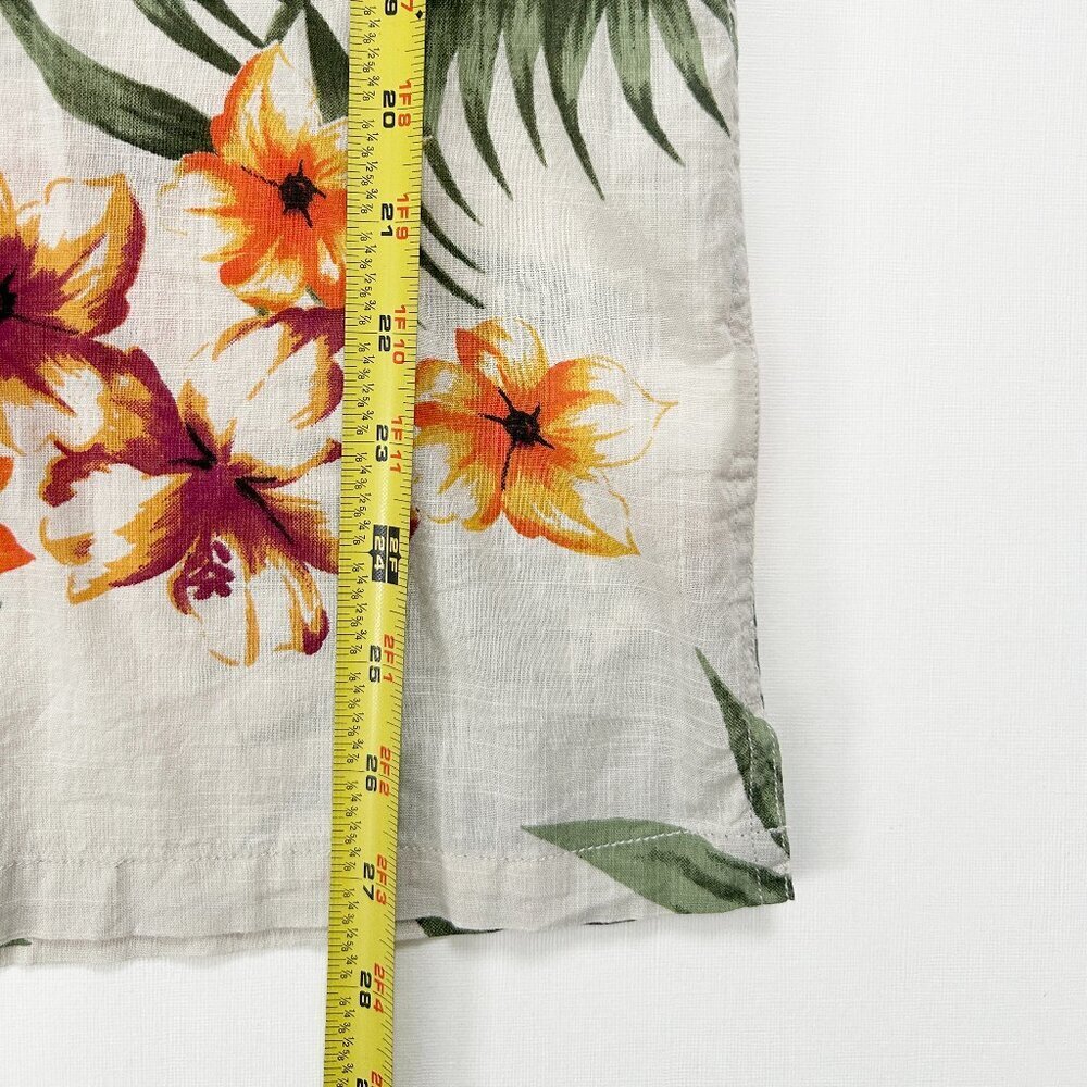 Aeropostale Men's Short Sleeve Hawaiian Tropical Print Beach Cotton Shirt M - Picture 6 of 7